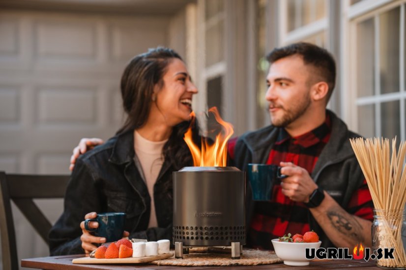 Ohnisko SOLO STOVE - MESA XL - Nerez, Čierna