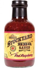 BBQ omáčka na grilovanie - American Stockyard - Red Raspberry BBQ Sauce, 350ml