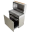 Plynový IR gril Flammkraft - BLOCK D (GEN.5), Taupe