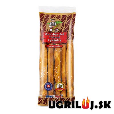 Slovenské gazdovské točené tyčinky, solené, 100g