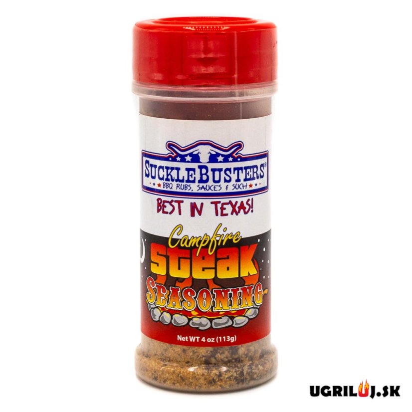 Grilovacie korenie Sucklebusters Campfire STEAK Seasoning, 113g