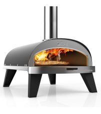 Pizza pec ZiiPa na drevené pelety, čierna, 31cm