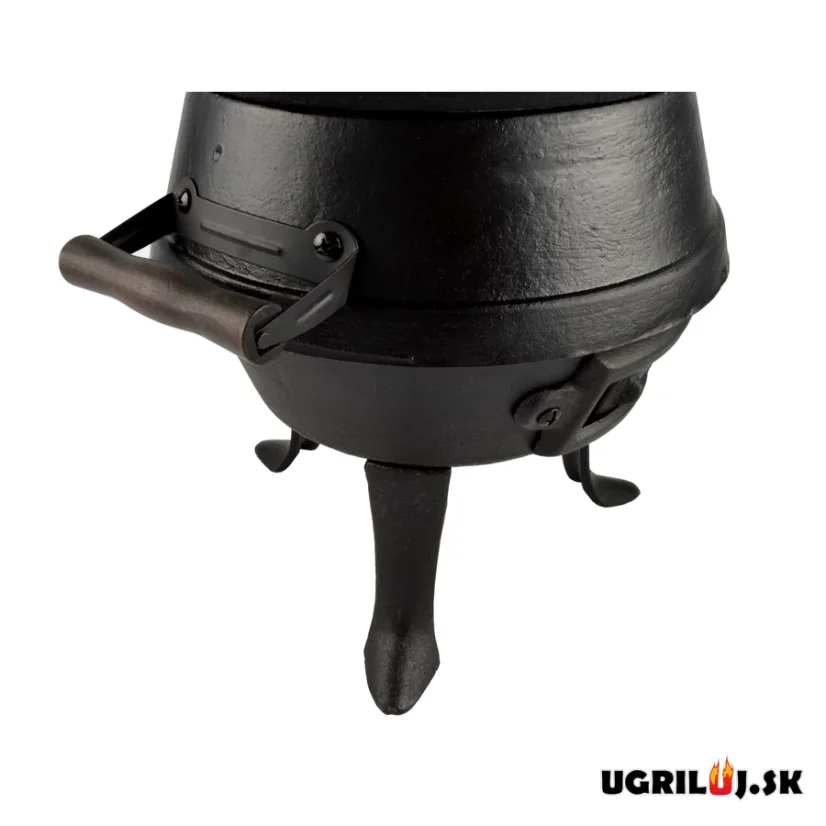 Liatinový gril na drevené uhlie, 35cm