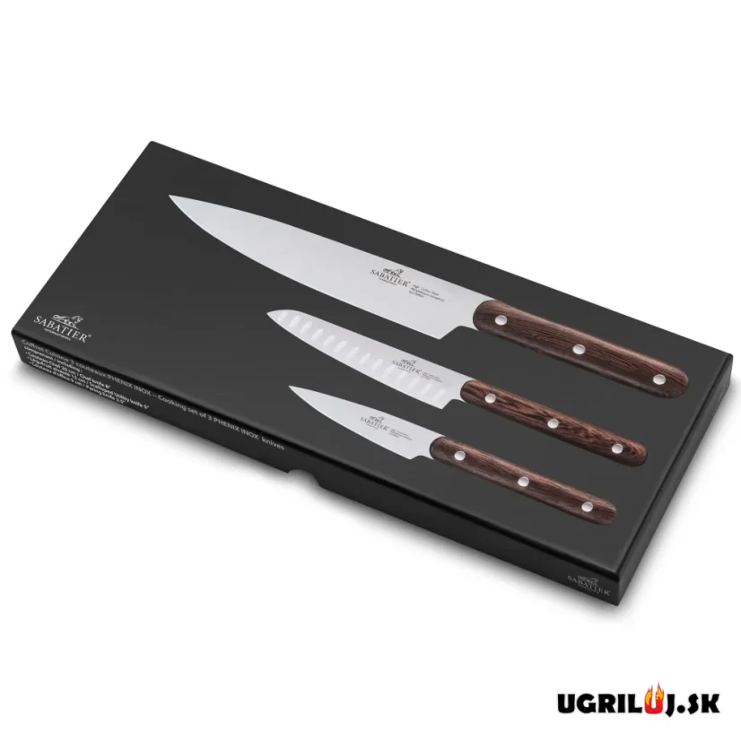 Sada kuchynských nožov Lion Sabatier, PHENIX INOX CUISINE, 3ks