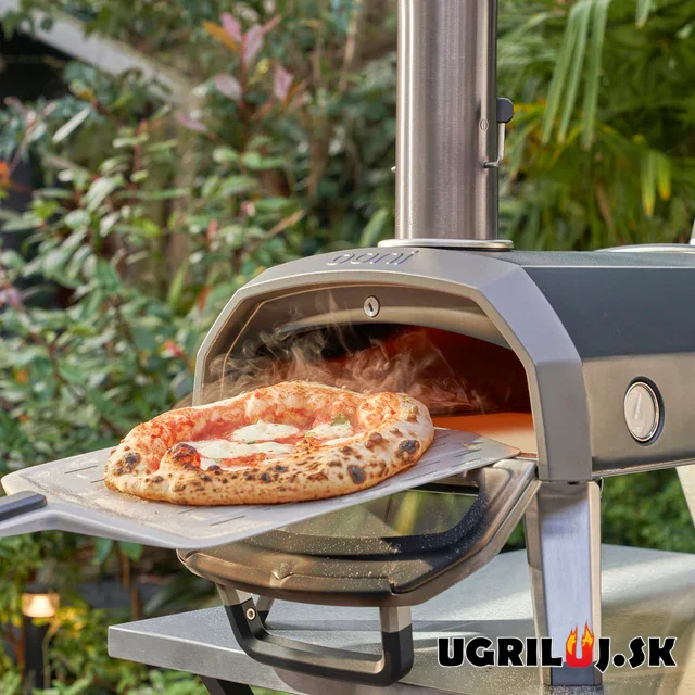 Pizza pec Ooni Karu 12 - Multi-palivová na (drevo/uhlie/pelety/plyn), strieborná