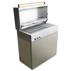 Plynový IR gril Flammkraft - BLOCK D (GEN.5), Taupe