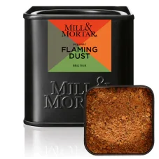 Grilovacie bio korenie Mill & Mortar, Flaming Dust, 50g