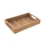 Servírovací tác, teak, 26x18cm