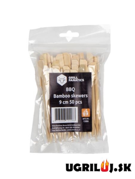 Bambusové špízy Grill Fanatics - 9 cm, 50 ks