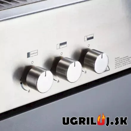 Plynový IR gril Flammkraft - BLOCK D (GEN.5), Ivory Black