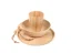 Hlboká drevená miska Stabilotherm - Hevea Bowl, 17cm