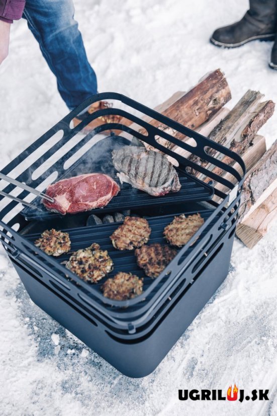 Ohnisko Höfats CUBE, rusty