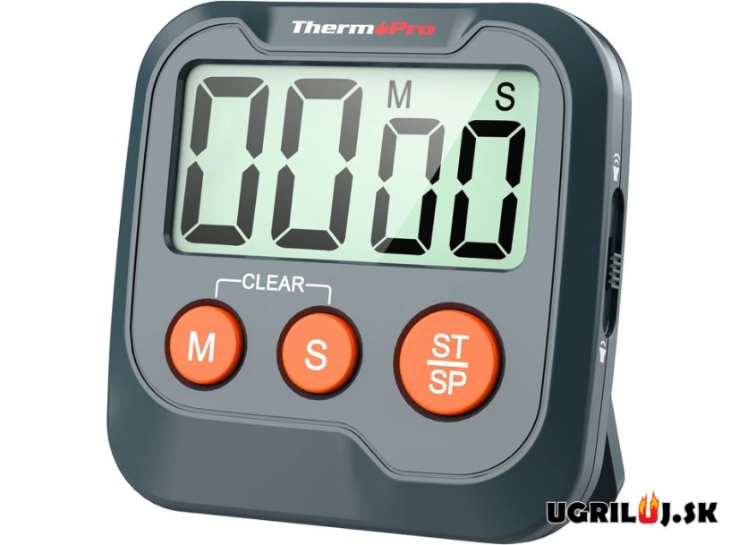 Časovač/Minútky ThermoPro - TM-03, Čierna
