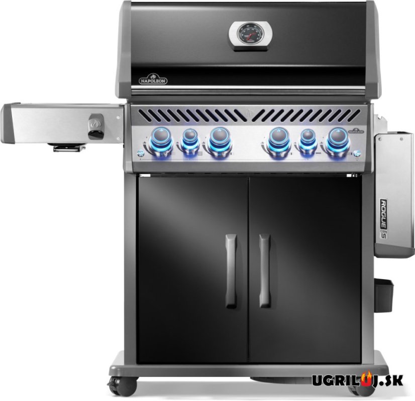 Plynový gril Napoleon - Rogue 525 PRO-S, Čierny (+Rotiséria)