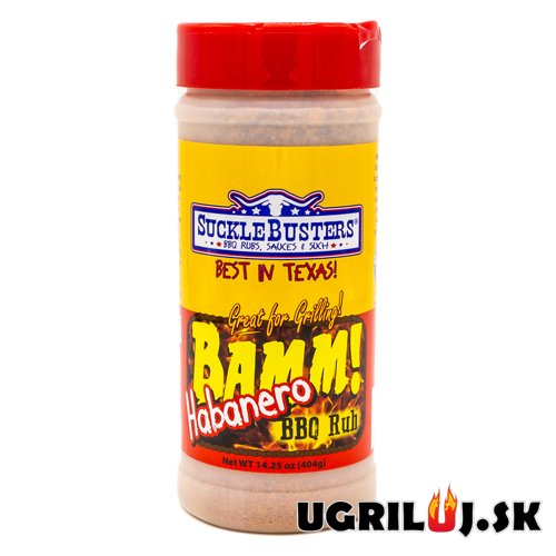 Grilovacie korenie Sucklebusters BAMM! Habanero BBQ Rub, 404 g Grilovacie korenie Sucklebusters BAMM! Habanero BBQ Rub, 404 g