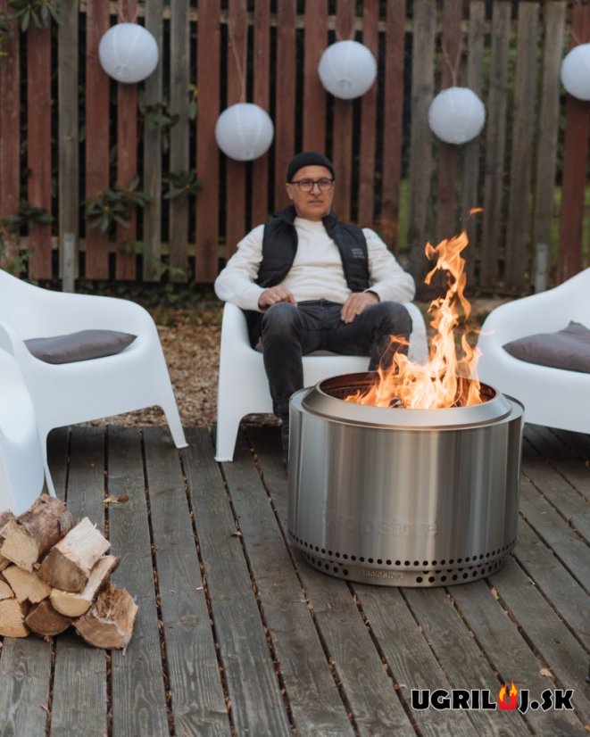 Ohnisko SOLO STOVE - YUKON 2.0 - Nerez, Čierna