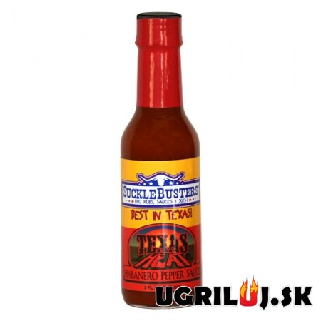 Omáčka na grilovanie - Sucklebusters  - Texas Heat Habanero Pepper Sauce, 148ml