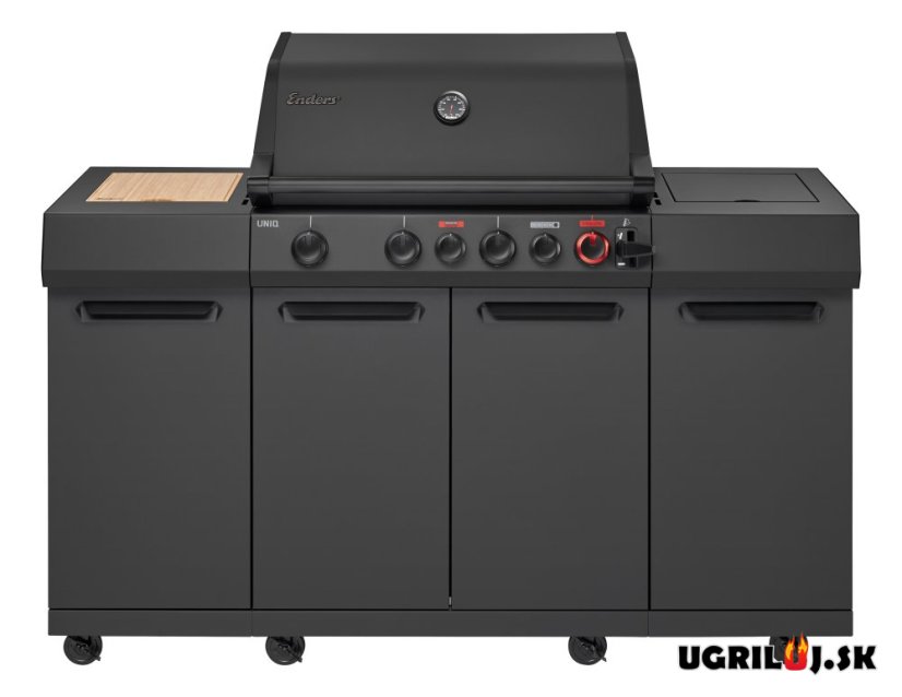 Plynový gril Enders - UNIQ 4, IK Kitchen Cruster Shadow