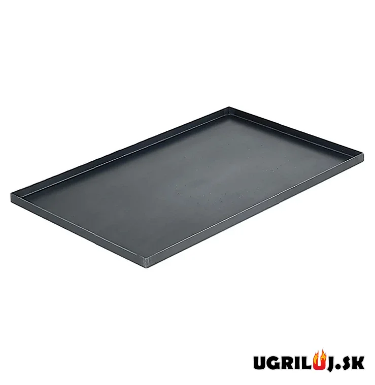 Grilovací plech na pečenie de Buyer, modrá oceľ, 40x30x2cm