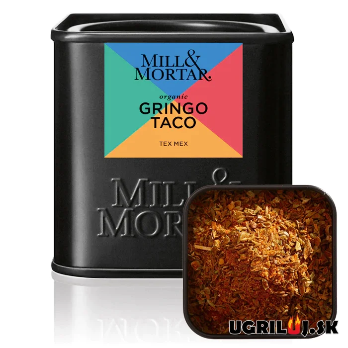 Grilovacie bio korenie Mill & Mortar, Gringo, 55g