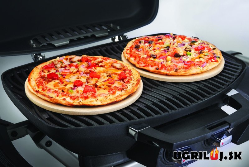 Pizza kameň Napoleon - Sada pizza kameňov pre grily Travel (2ks)