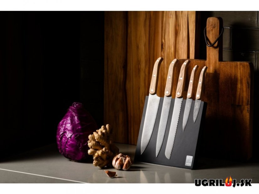 Sada nožů LAGUIOLE - Innovation, Oak, sada 5 ks