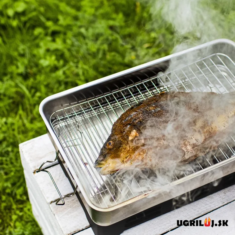 Nerezová prenosná udiareň Browin