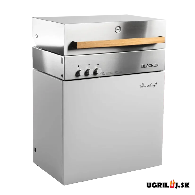 Plynový IR gril Flammkraft - BLOCK Ds (GEN.5), Light grey