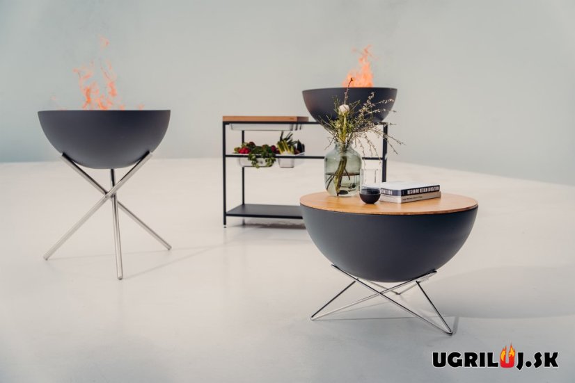 Vonkajšia kuchyňa Höfats "FIRE KITCHEN", s ohniskom Bowl 70 + platňa + hviezdicový stojan