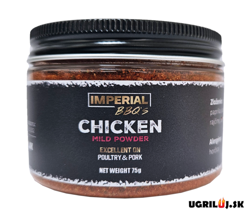 Grilovacie korenie IMPERIAL BBQ's, Chicken Mild Powder,  75g (pre deti)