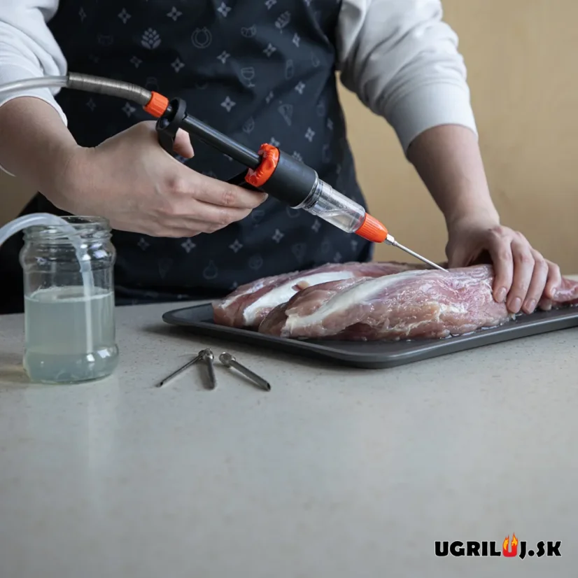 Marinovací jehla – poloautomatický injektor, Browin