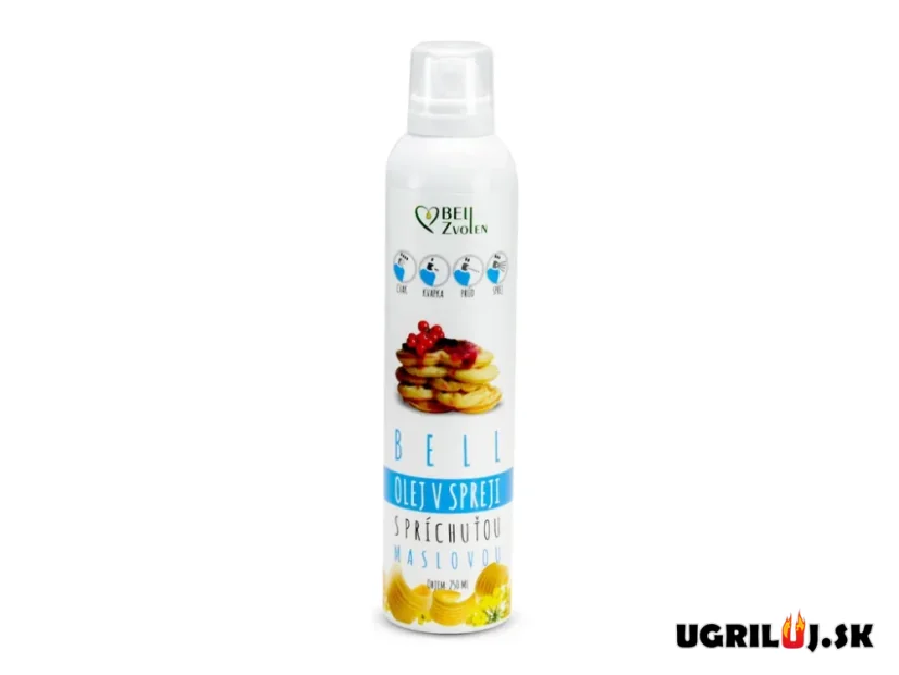 Ochutený olej v spreji, maslo, 250ml