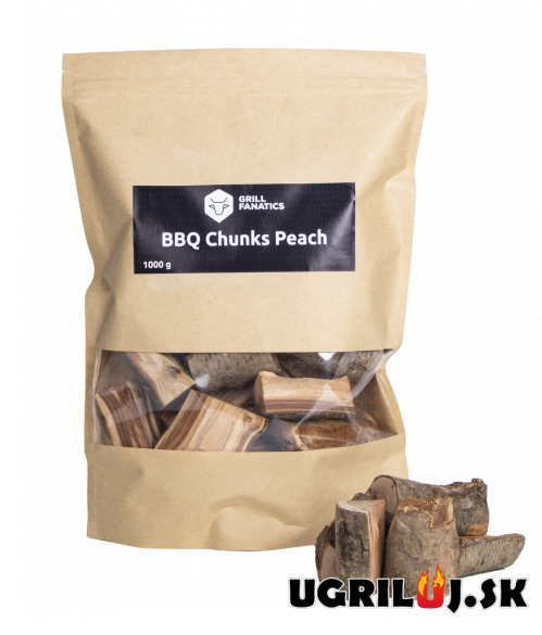 Štiepka do grilu - Kúsky na údenie, Broskyňa, 1kg