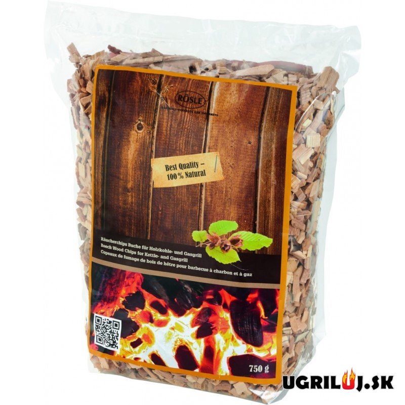 Štiepka do grilu - Lupienky na údenie, Buk, 750g