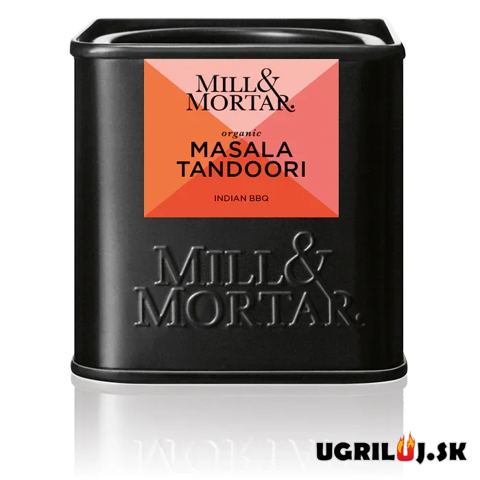 Grilovacie bio korenie Mill & Mortar, Tikka Tandoori, 50g
