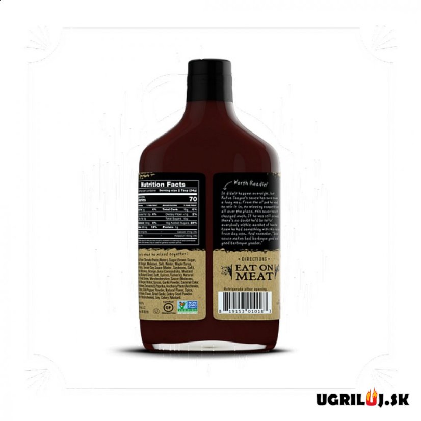 Omáčka Rufus Teague - Whiskey Maple BBQ Sauce, 454g