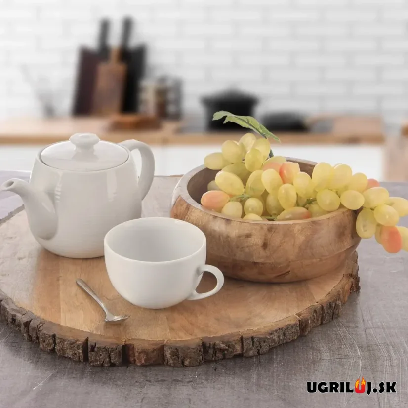 Servírovacia doska, z mangového dreva, 30cm