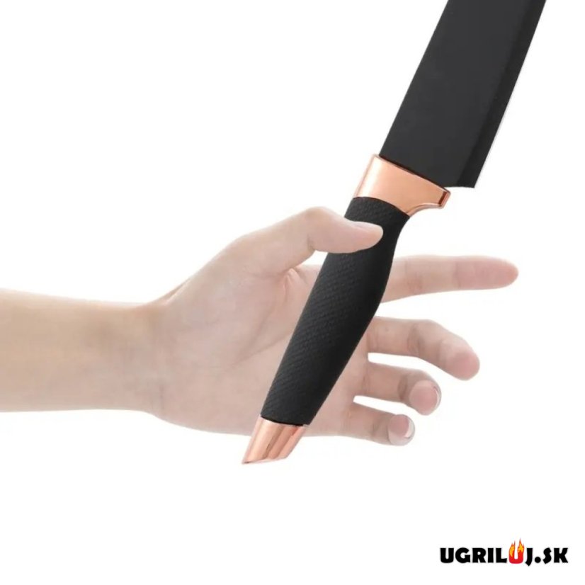 Sada kuchyňských nožů, black layer, nerez, 6ks
