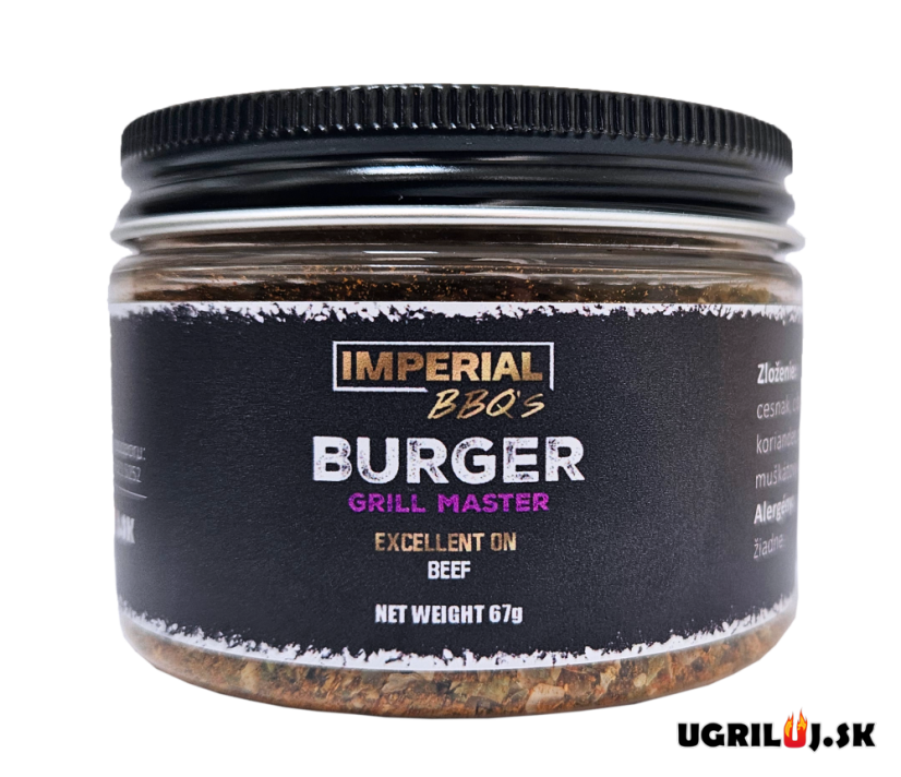 Grilovacie korenie IMPERIAL BBQ's, Burger Grill Master, 67g