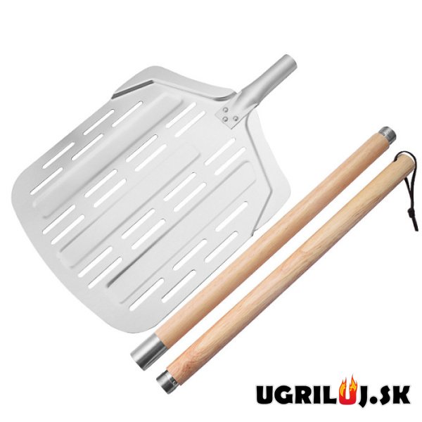 Pizza lopatka teleskopická, perforovaná, 135cm