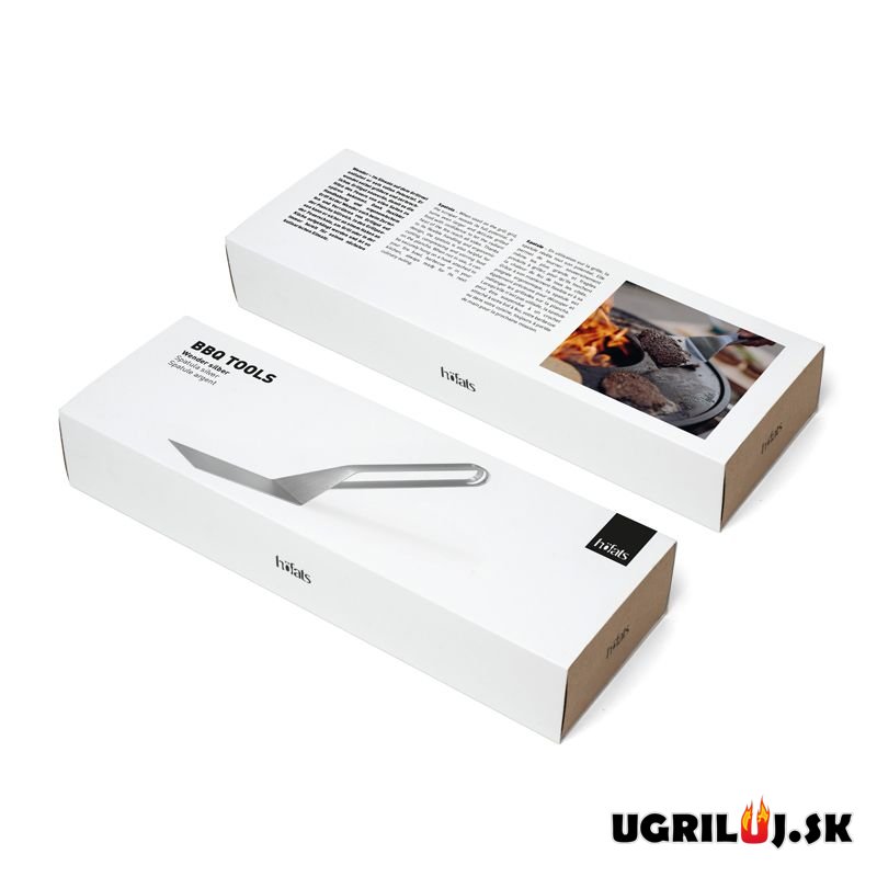 Obracačka Höfats - BBQ Spatula, strieborná
