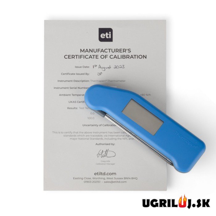 Vpichový teplomer Thermapen Classic, modrá