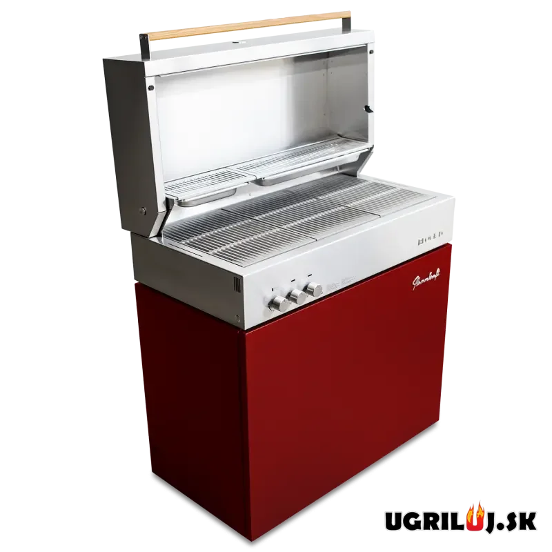 Plynový IR gril Flammkraft - BLOCK D (GEN.5), Ruby