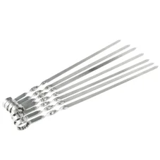 Nerezové špízy - ploché, 58cm, (6ks)