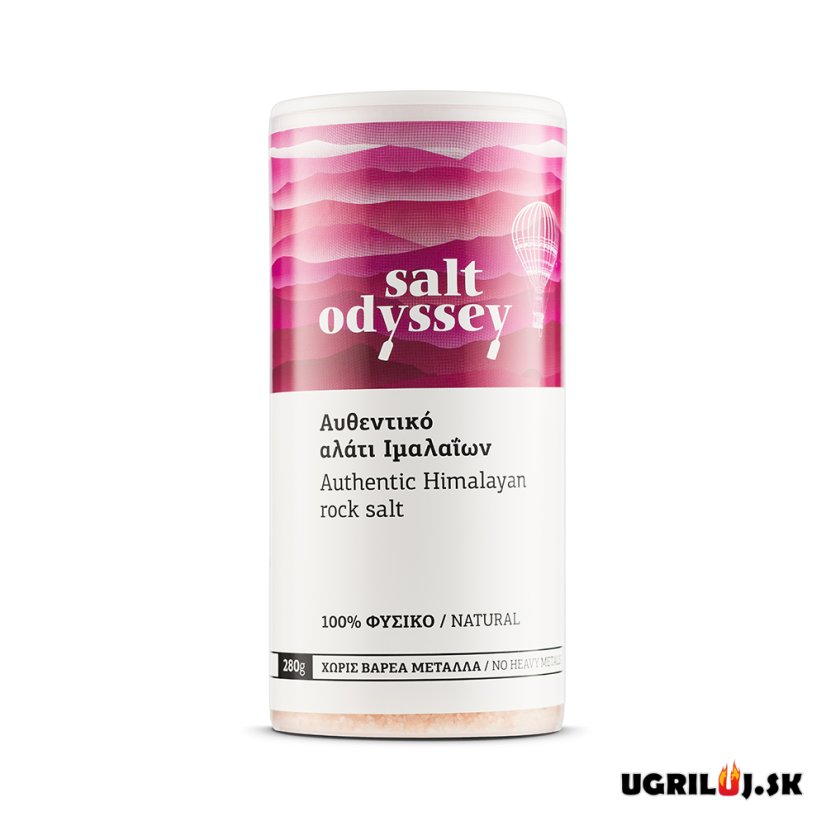 Himalájska soľ Salt Odyssey, (jemná), solnička, 280g