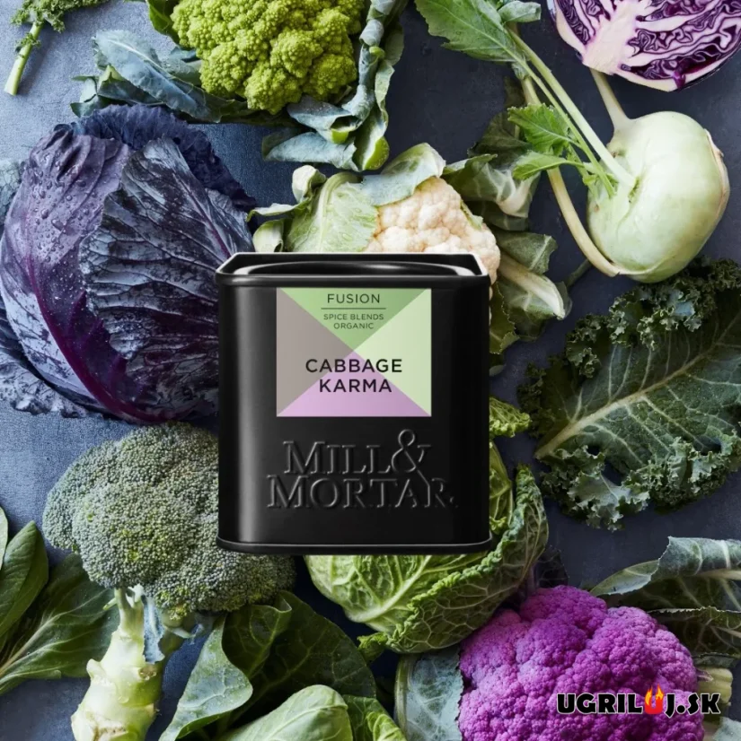 Grilovacie bio korenie Mill & Mortar, Cabbage Karma, 50g