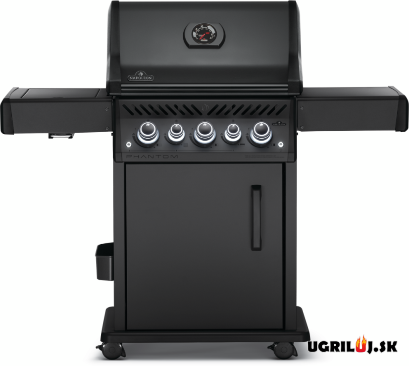Plynový gril Napoleon - Rogue SE 425 PHANTOM RSIB, Matte Black (+Rotisserie)