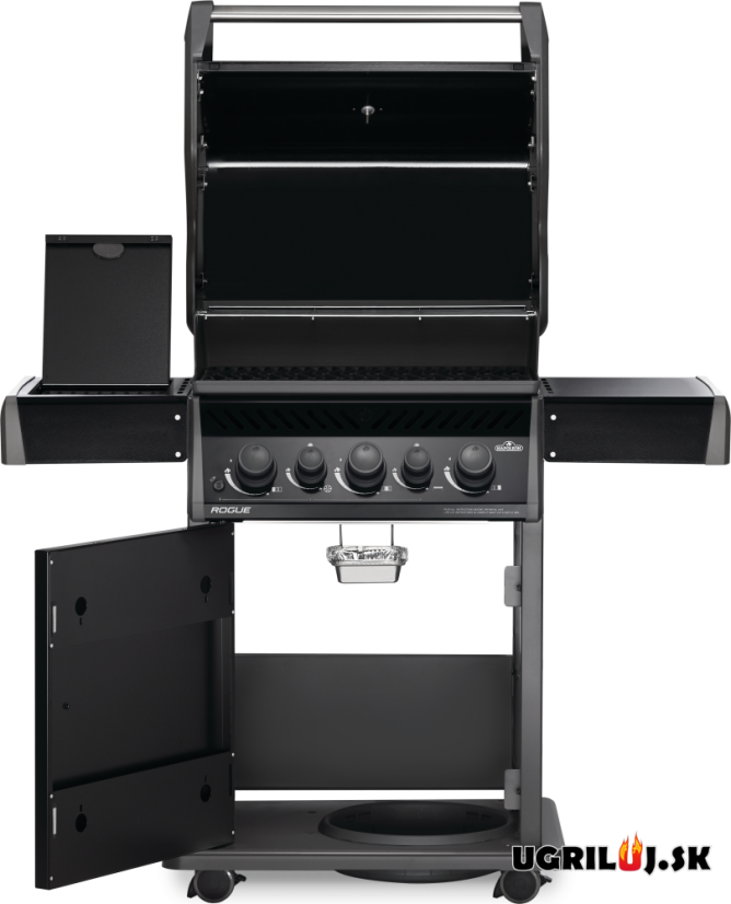 Plynový gril Napoleon - Rogue 425 RSB, Black (+Rotisserie)