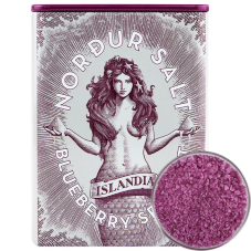 Morská soľ Nordur Salt, čučoriedka, (plechovka), 100g