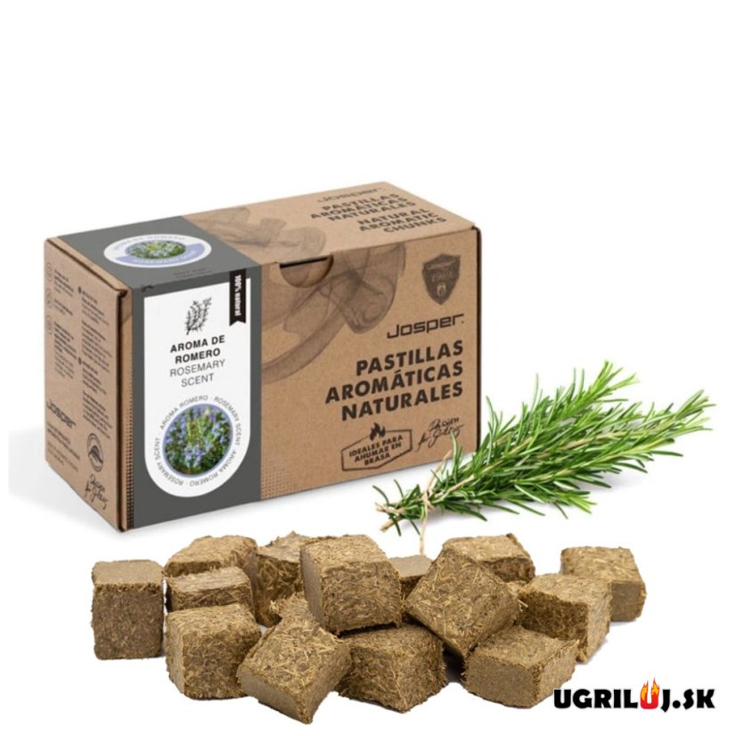 Aromatické brikety do grilu, Josper, Rozmarín, 48ks